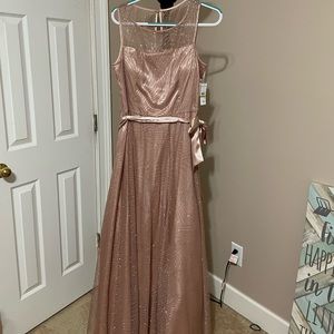 Rose Gold Prom Dress